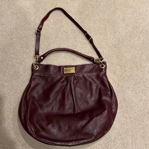 Marc by Marc Jacobs Q Hillier Black Leather Large Hobo Bag